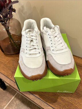 Sam Edelman Layla Suede and Nylon Retro Sneakers